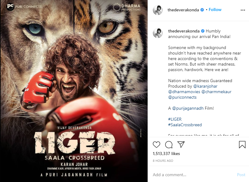 ‘Liger’ makers postpone teaser release starring Vijay Deverakonda